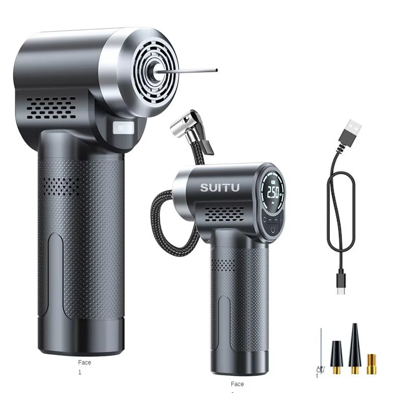 150PSI Wireless Car Air Compressor Electric Portable Smart Car Tire Air Pump for Car Motorcycle Bike Tire Boat Ball