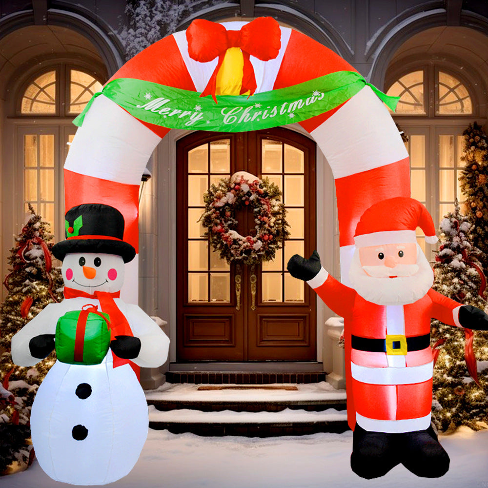 Inflatable Christmas Santa Claus Archway
