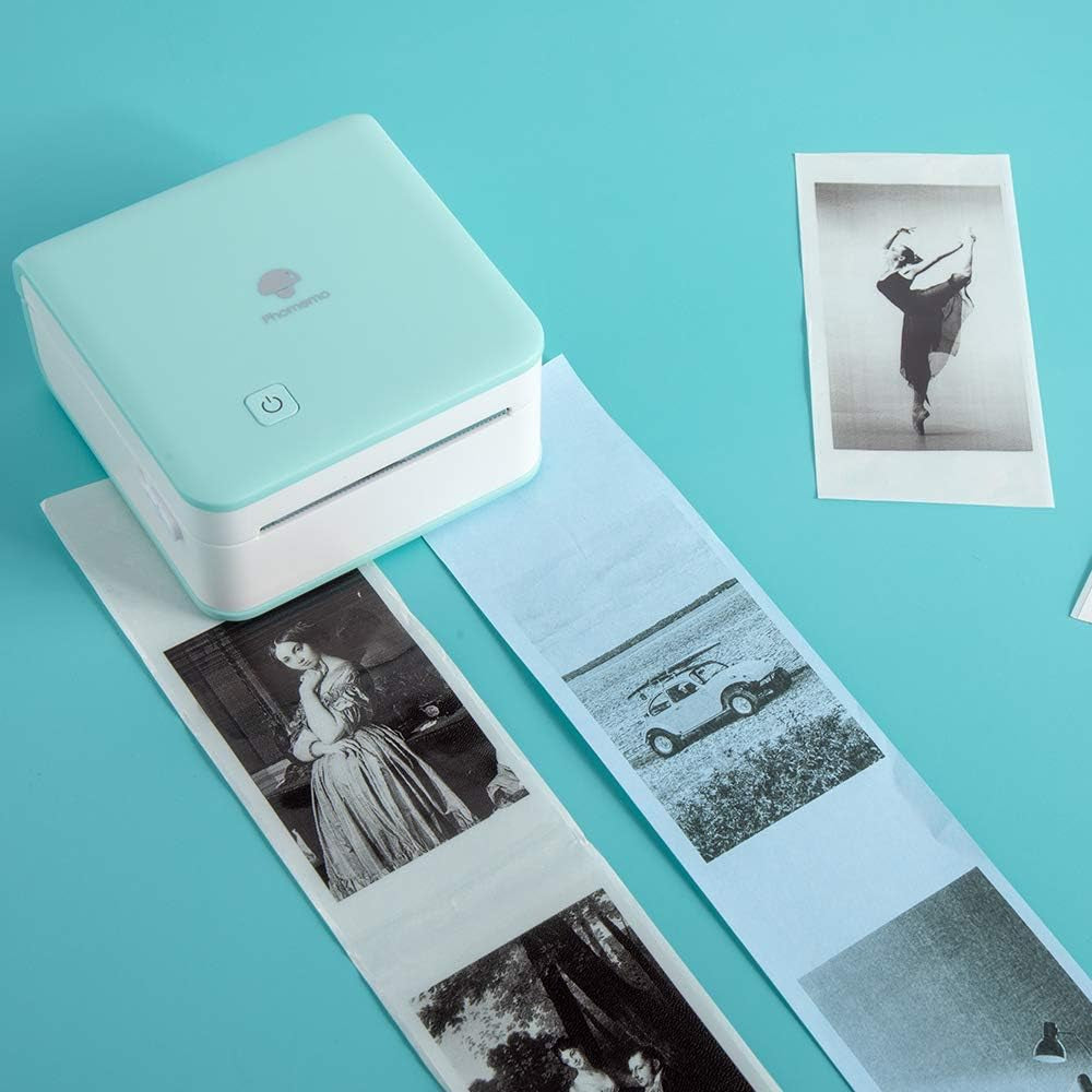 Transparent Printer Paper Adhesive Sticker Printer Rolls for  M02 M02S M02 Pro, 3-In-1 Set