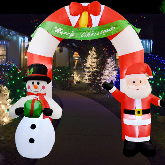 Inflatable Christmas Santa Claus Archway