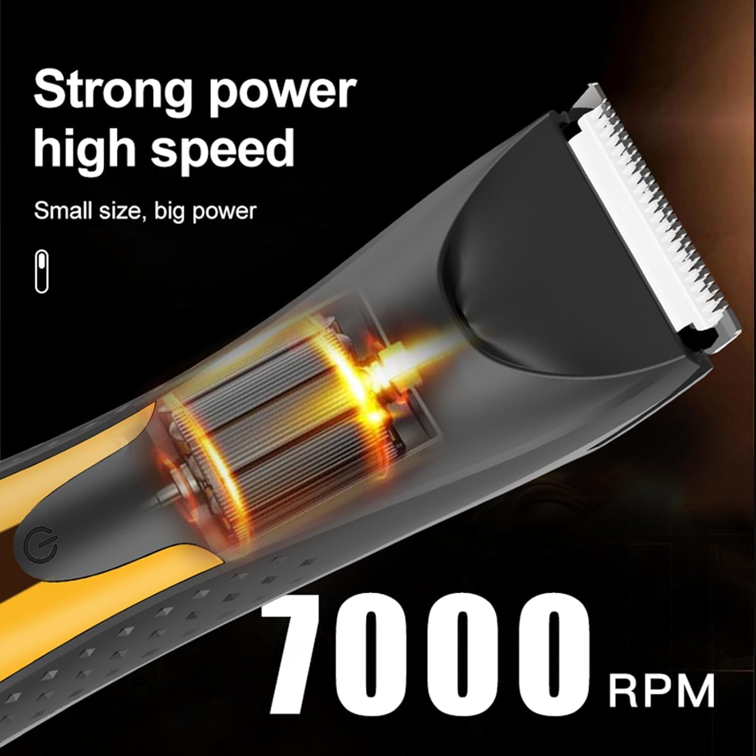 LIHTNING Beard Trimmer for Men, Rechargeable Shavers for Men, Electric Razor for Men, Waterproof Groin Hair Trimmer Body Trimmer, Pubic Hair Trimmer with Standing Recharge Dock(Golden)