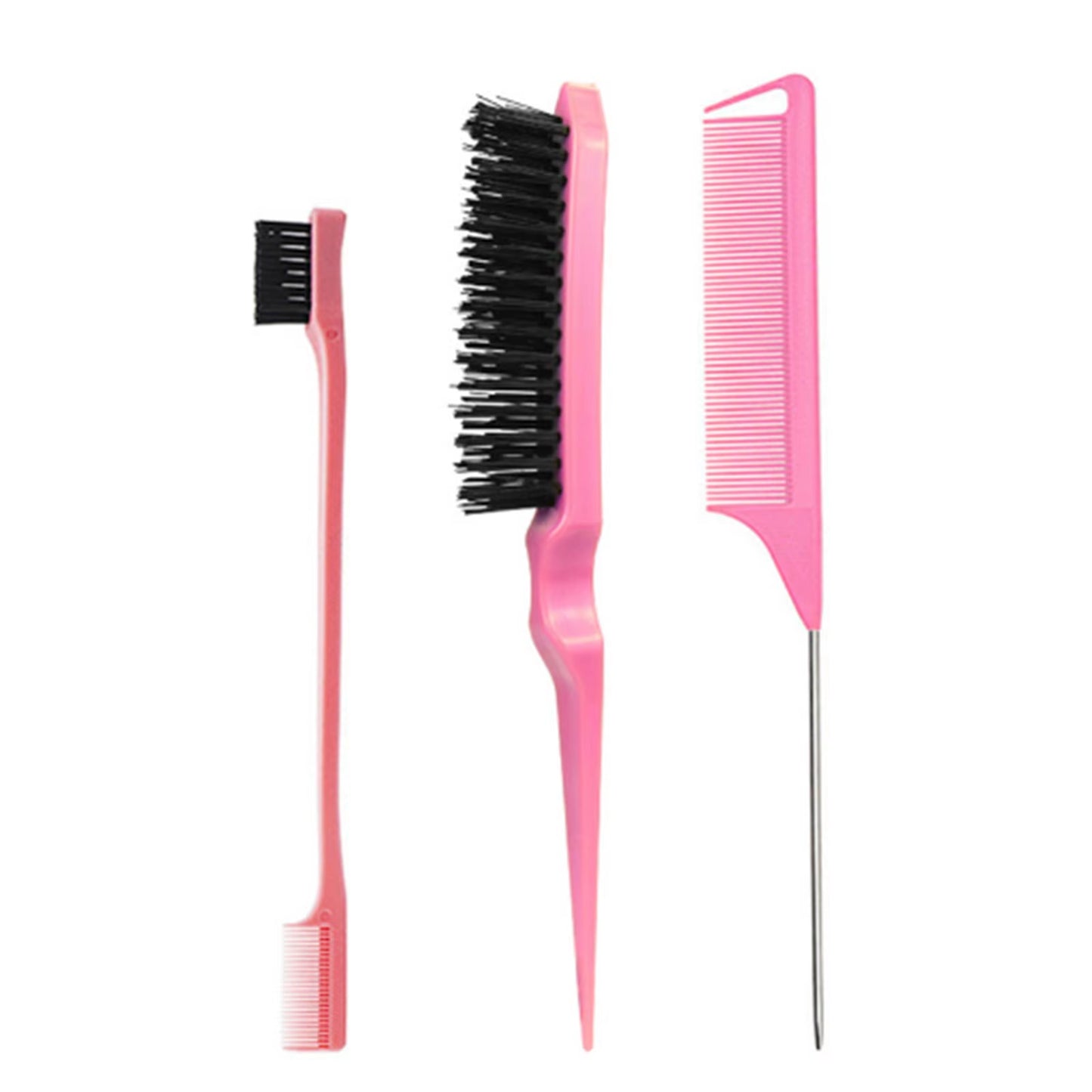 3Pcs/Lot Double Sided Edge Control Hair Comb Hair Styling Hair Brush Accessories New Brush Comb Styling Partition Comb