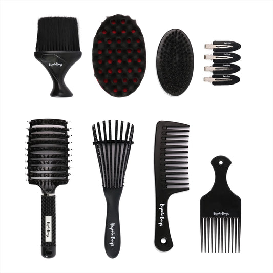 Boys 11 Piece Hair Brush Set Grooming Kit for Boys, Children'S Hair Brush Set, Toddlers Hair Brush Set