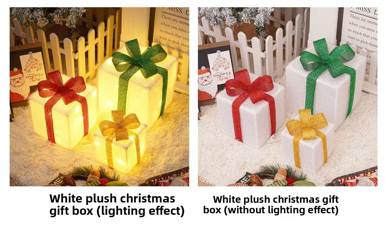 Christmas Decorative Light Gift Box Set with Remote Control