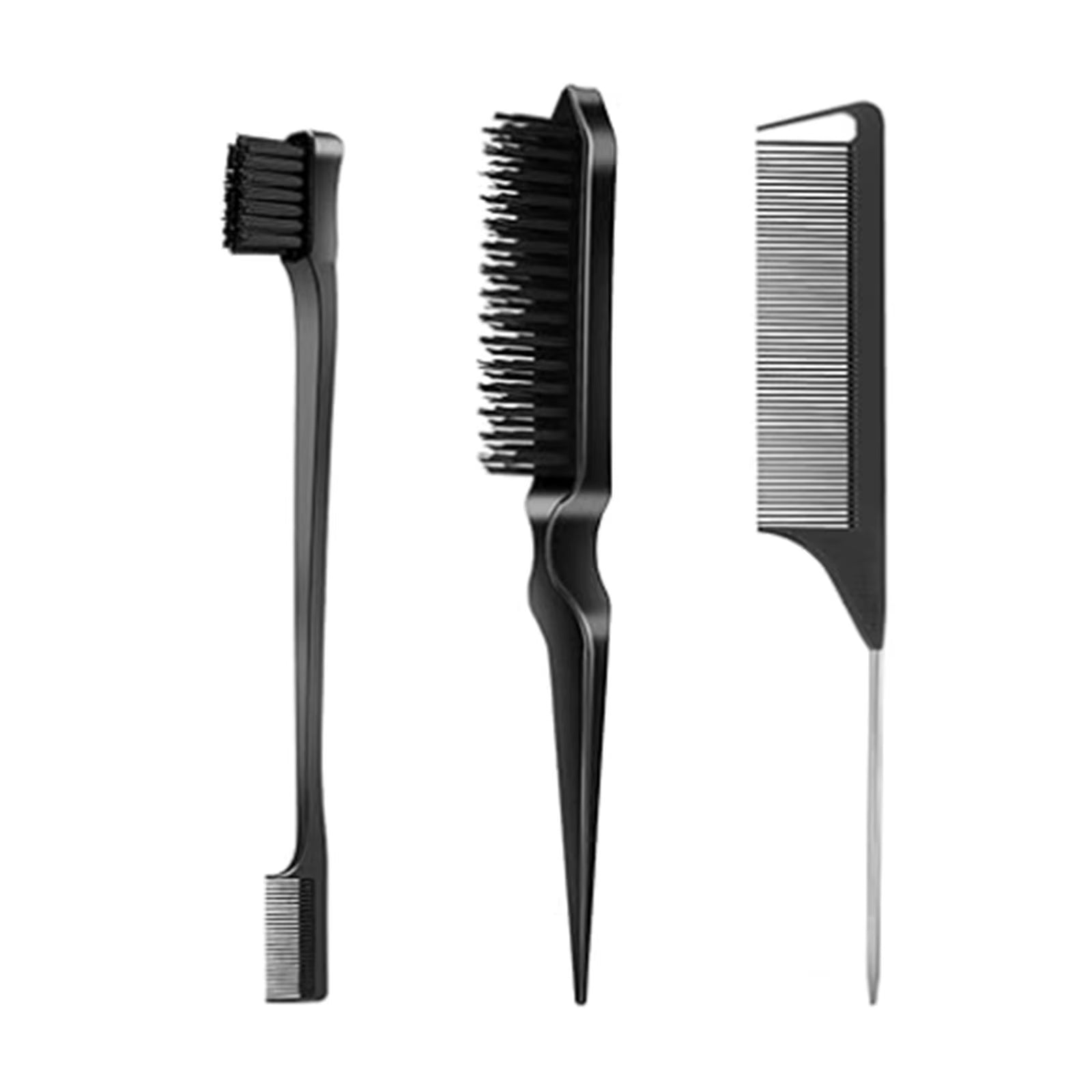 3Pcs/Lot Double Sided Edge Control Hair Comb Hair Styling Hair Brush Accessories New Brush Comb Styling Partition Comb